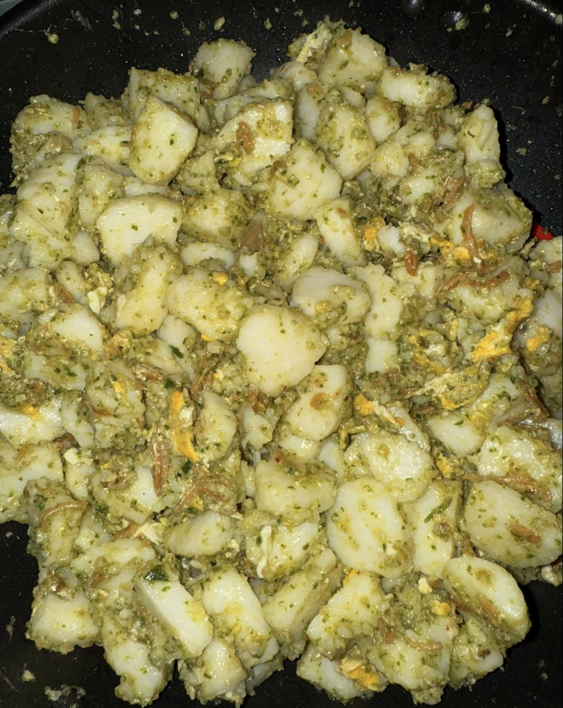 nasi impit goreng